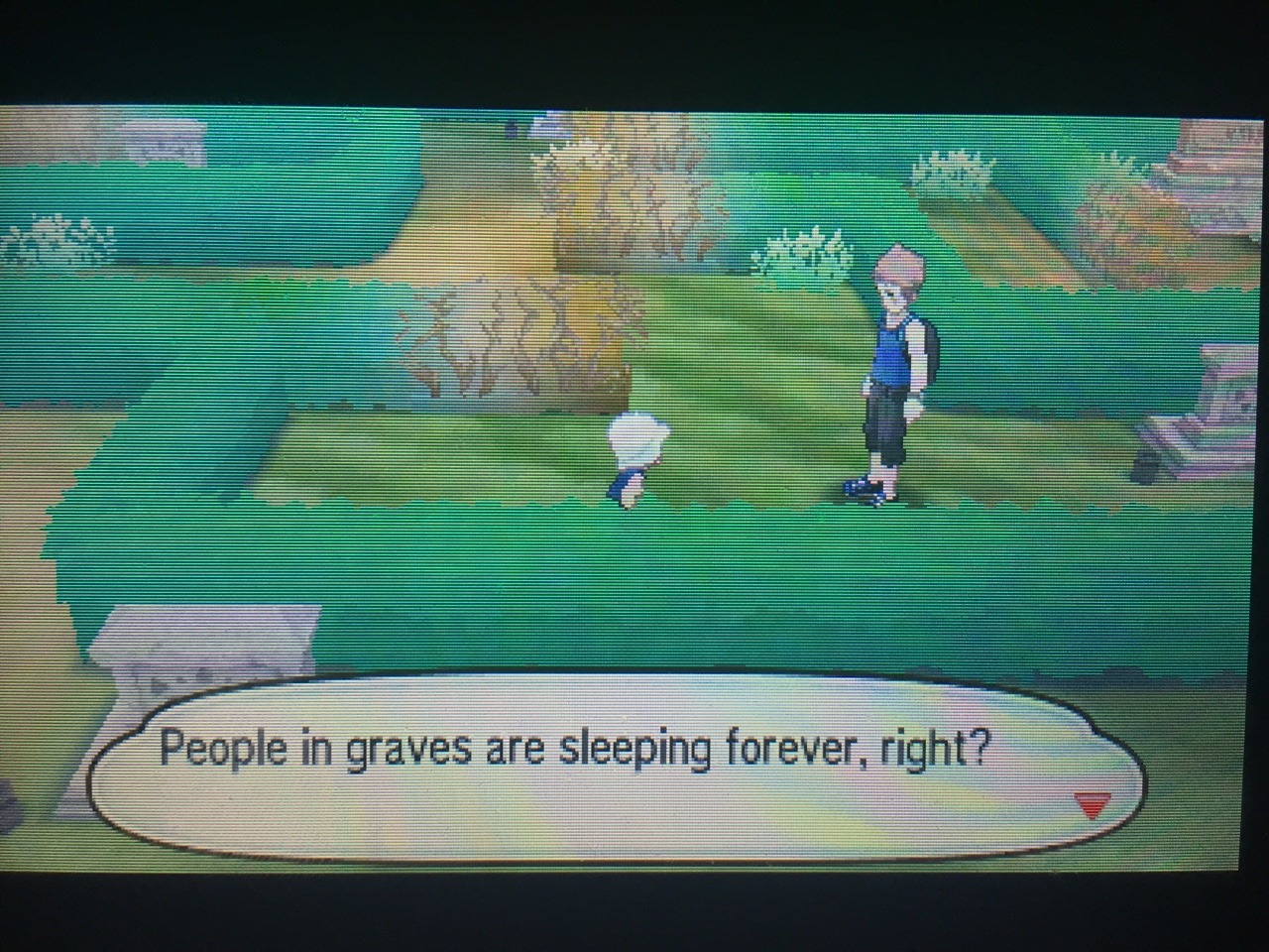 trevenant:  Between the weird kids aware of their own mortality and the dex entries