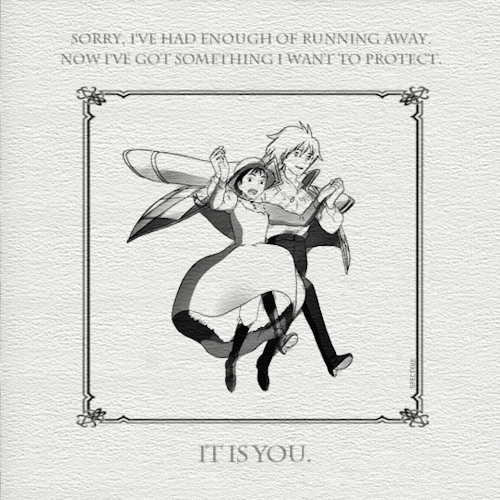 spectrux:   Studio Ghibli´s Profile Characters (4/?): Howl - Howl´s Moving Castle".❝  Sorry, I’ve had enough of running away. Now I’ve got something I want to protect.❞  