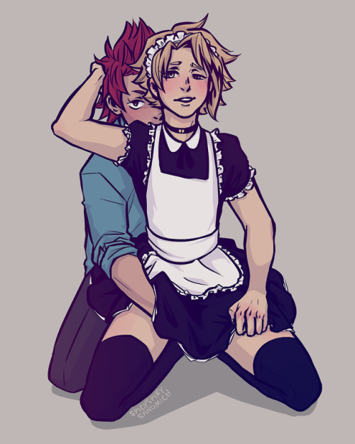 wow @dabidaddy i can’t believe chapter 169 made your maid denki cosplay practically canon also hey i