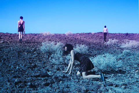 mexicanist:Polish photographer Maciek Jasik uses sprays of limitless color to deflect from the reality of an image and express a more emotive interpretation of the scene before us. In his ongoing seriesThe Cycle