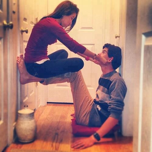 couplexgoals:  When couples at silly with each other