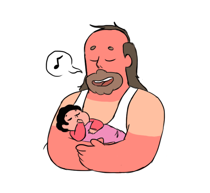 catspeare:  ;u; baby steven gives me strength