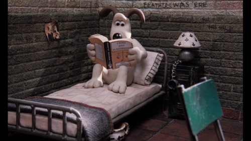 The Book : Crime and Punishment by Fyodor DostoyevskyThe Movie : A Close Shave (Nick Park, 1995).