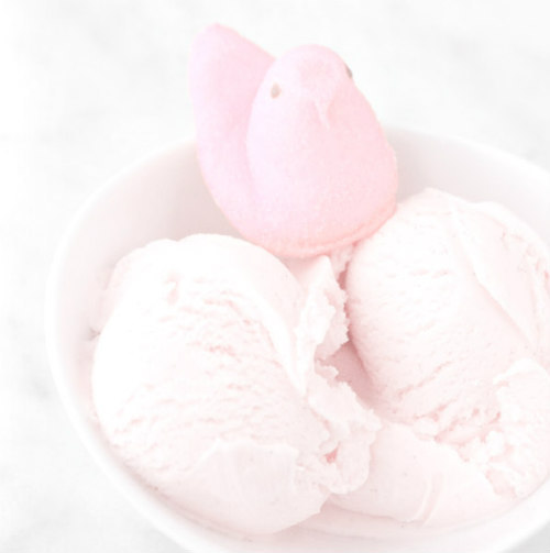 sapphicshimmers:Marshmallow Peeps Ice Cream by Endlessly Inspired(please do not delete the credit)