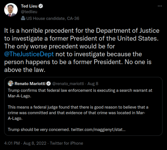 Ted Lieu on Twitter