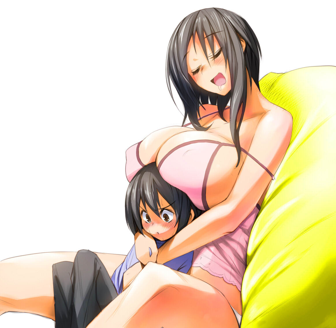boobymaster64:  “Breasts on head” fetish series Artists/Sources:  1. Facominn