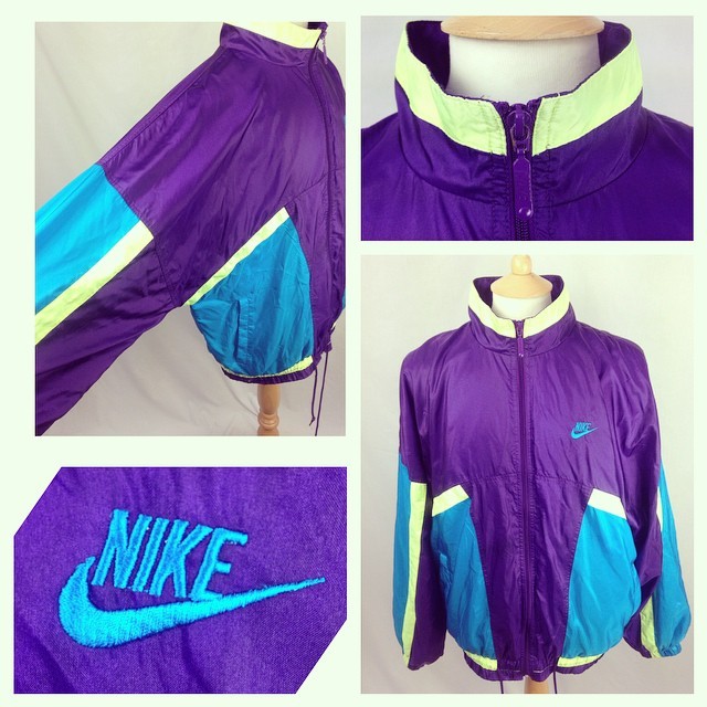 Comiendo Extracto Remontarse Vote Vintage — 1990s NIKE Shell Suit Jacket Tracksuit Top - XL...