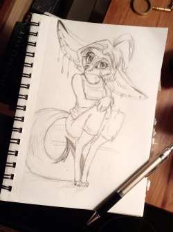 ponybalderdashery:  ponybalderdashery:  I think there’s a lot of charm in old school Disney-esque furry art  Mornin’ I did stuff yesterday   Is a prettyful cute fennec c: