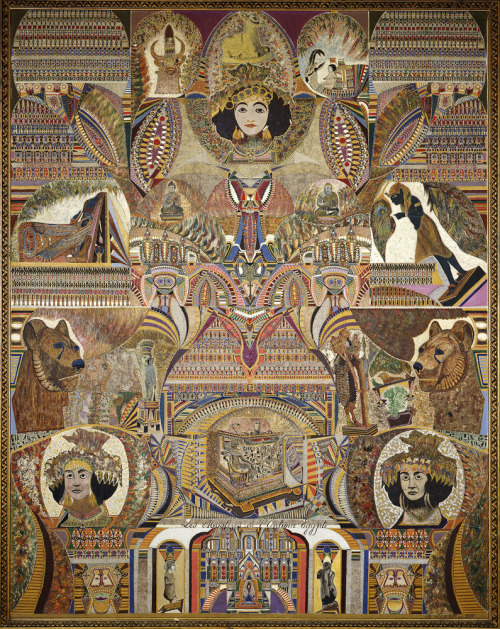 lefildelhorizon:Augustin LESAGE, Les Mystères de l'Antique Egypte, 1930 LaM Musée d’Art Moderne de V