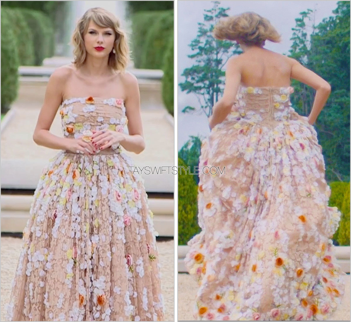 taylor swift floral dress