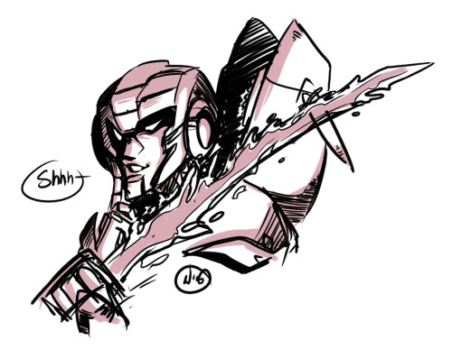 Last round of requests. Velocity for @baiku, Arcee and confused Prowl for @northern-echo