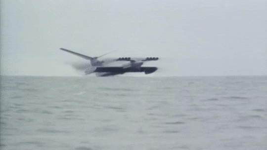 enrique262:  The Caspian Sea Monster The KM (Korabl Maket) (Russian: Корабль-макет, literally “Ship-prototype”), known colloquially as the Caspian Sea Monster, was an experimental ground effect vehicle (ekranoplan) developed in the Soviet