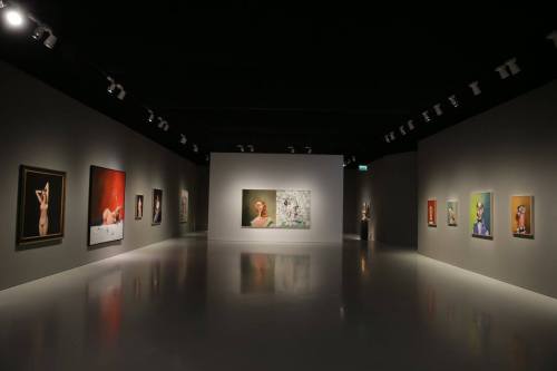  An exhibition of works by George Condo at The Heydar Aliyev Center in Baku, Azerbaijan