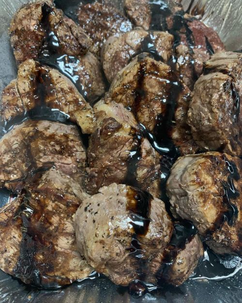 Grilled steaks with balsamic reduction. #BLM #blackentrepreneur #headchef #foodporn #icooksometimes 