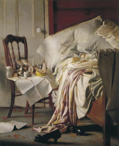 hellfreeway: “The Breakfast Tray” by Elizabeth Okie Paxton, 1910
