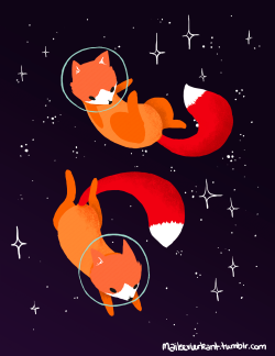 maikevierkant:  Space Foxes (because space animals are fun). 