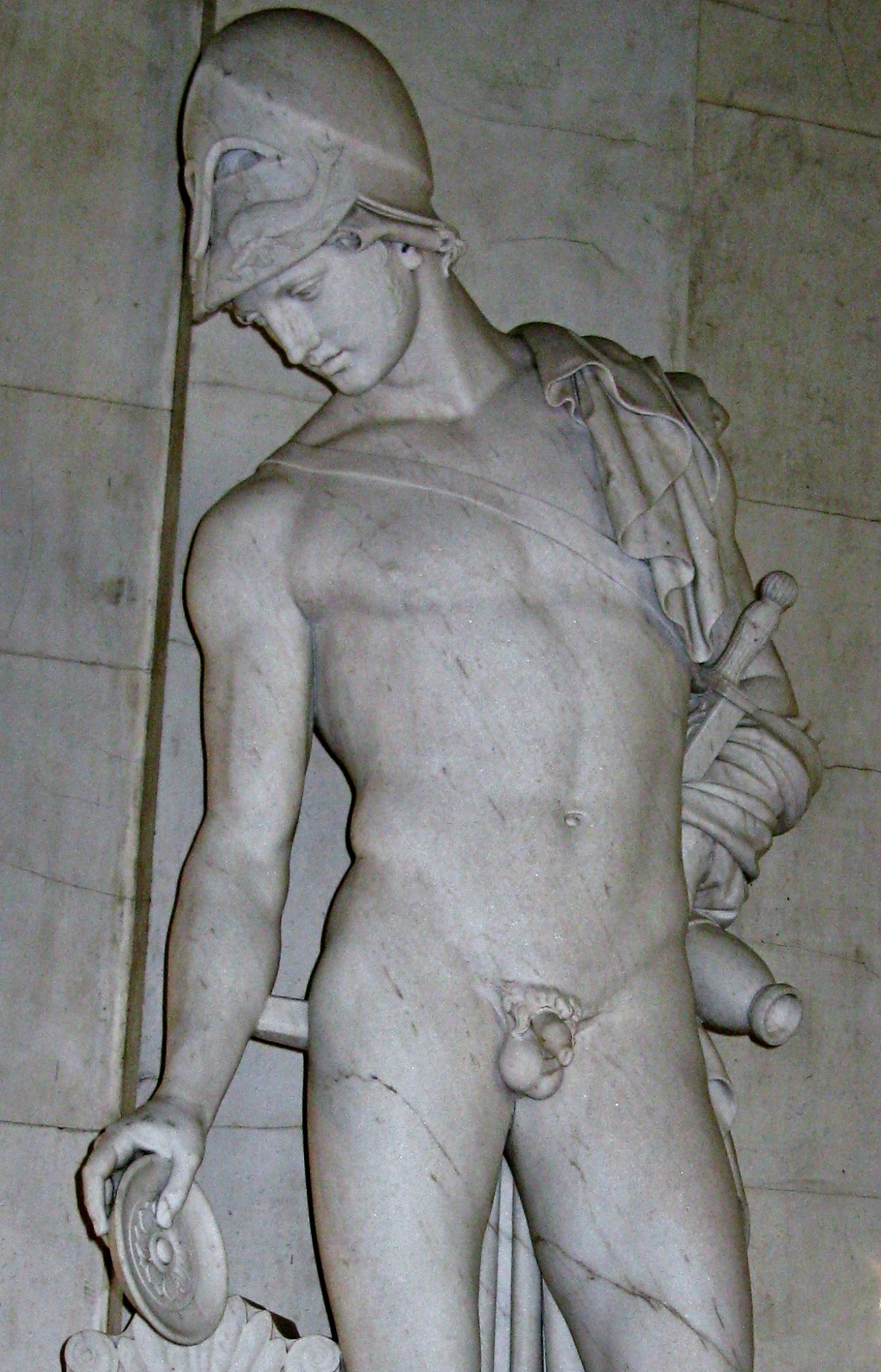 hadrian6:  Achilles.  1832.Emil Wolff. German 1802-1879. marble. Hermitage.http://hadrian6.tumblr.com