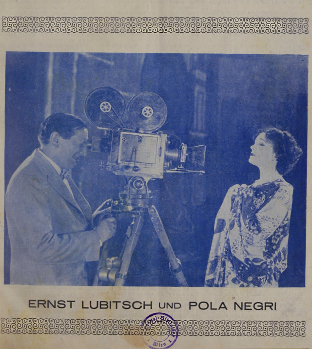 Ernst Lubitsch und Pola Negri. Die Filmwelt, 1925, Heft 2. | src ÖNB
View on WordPress