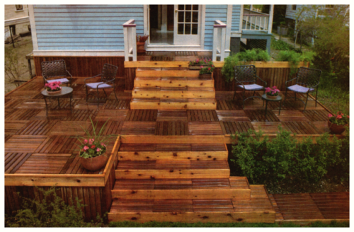 Outdoor Living Spaces…   Patio Deck, 1984