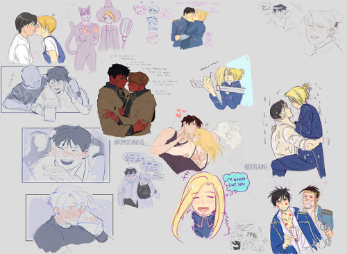 Welcoming the weekend with another drawpile with @tomochingus &amp; @derlaine !!My favorite is the h