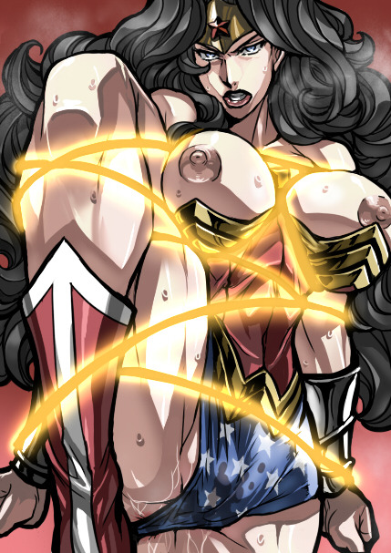 Porn photo hentai-central:  Supergirl and Wonder Woman
