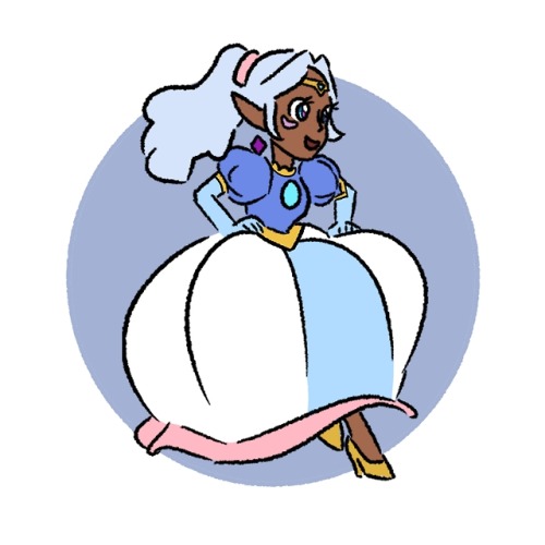 stressedkeith:i just wanted allura in a princess peach type dress