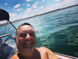 Lake Havasu City, AZ. While not breaking the boats rudder or letting the boat drift into the pontoon, this was a moment of peace. 114’ and 102’ at night (11:30).  Nice lake but incredibly crowded, too many boats and many drunks. Great time with family