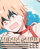 kougyoren-deactivated20170224:   Hey. I’m Alibaba Saluja, aged 18. I’m a swordsman who came to the Leam Empire to undergo training.   