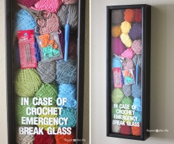 createforless:  Crochet Emergency Wall Art