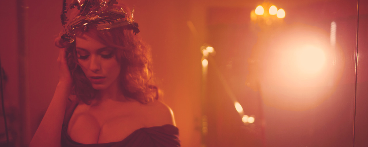 bettyrizzos:  Christina Hendricks for Vivienne Westwood 