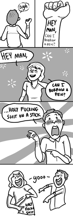 parnela-lansbury:  kenezbian:  soulmate AU where you wake up on your 18th birthday