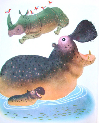 antiqueanimals:Aurelius Battaglia. 1950.via