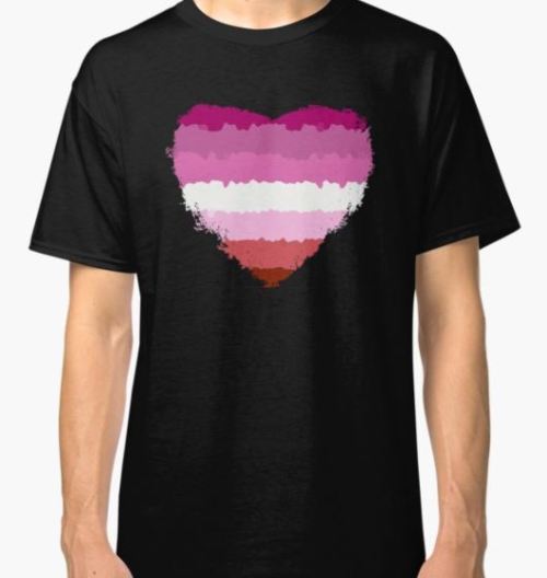 cyberhexart:Lesbian Pride Chalk Heart  \  Lesbian Pride Symbol by cyberhex on Redbubble