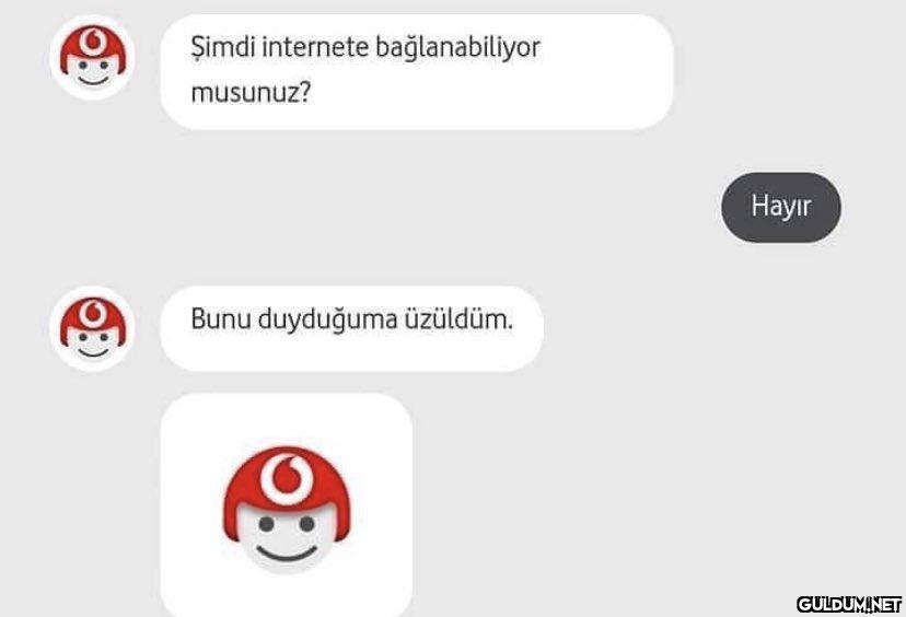 O:) Şimdi internete...