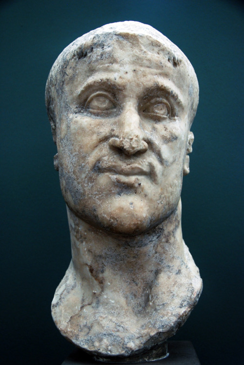 myglyptothek:Constantius Chlorus. C. 300 AD. Marble. Ny Carlsberg Glyptoteket, Copenhagen. Inv. 836m