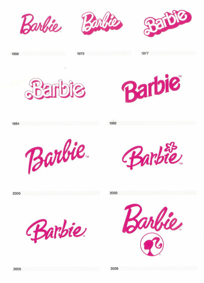 logo barbie pink