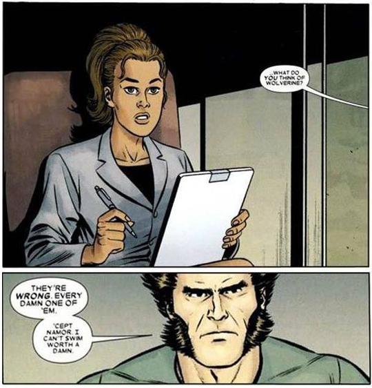 roguevsrogue:  How the Marvel Universe views Wolverine…and his response…