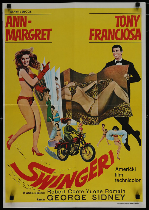 The Swinger (1966). Yugoslavian poster.