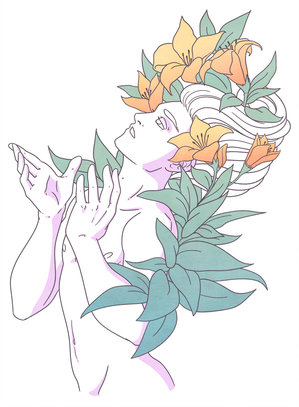 heymonster:  I finally finished all the pieces for my series project in the class