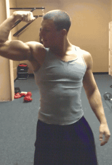 machosdominantes:  luv2bslappedaround:  Young Alpha making sure his guns are ready