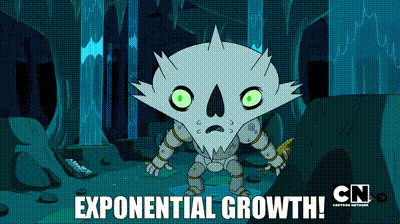 Exponential growth!