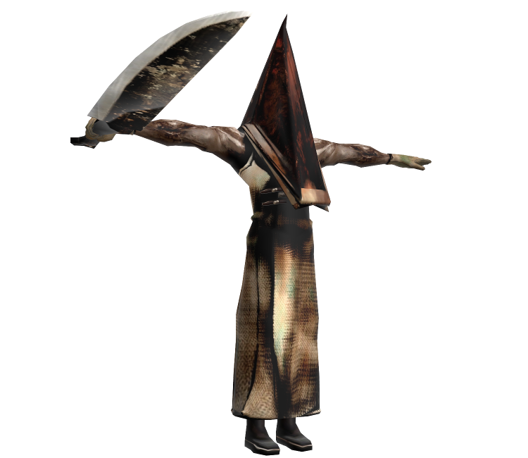 Low Poly People — Pyramid Head (a.k.a. Red Triangle) from Silent