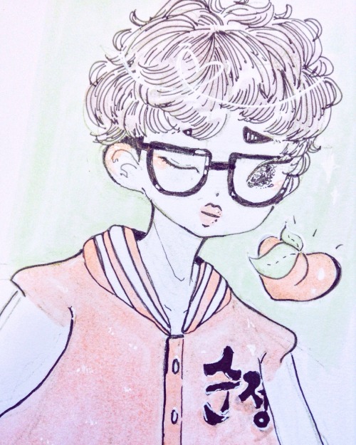 a little soo doodle based off his outfit during pure love promotions ♡