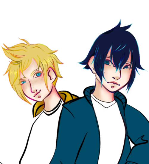 Prompto and noctis from ffxv…not finished at all still working on it