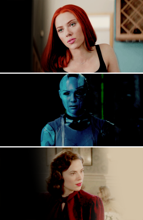 srgtbarnes:mcu ladies - across movies + shows