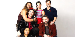 batfleckk:  THE JUSTICE LEAGUE | Ben Affleck - Ezra Miller - Gal Gadot - Henry Cavill - Jason Momoa - Ray Fisher