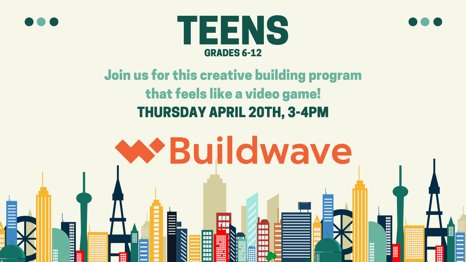 buildwave for teens