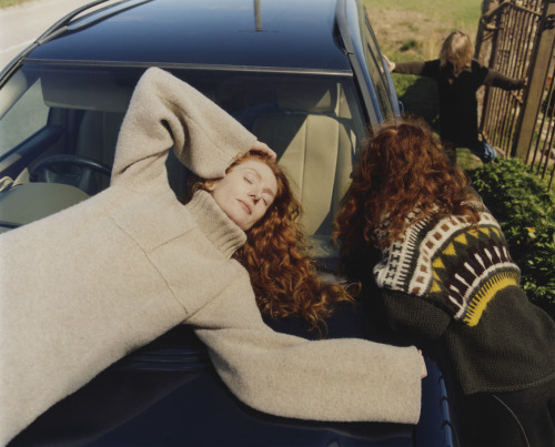 lesthetiquedelinventaire: Harley Weir photographs local family for Pringle Scotland’s AW16 campaign 