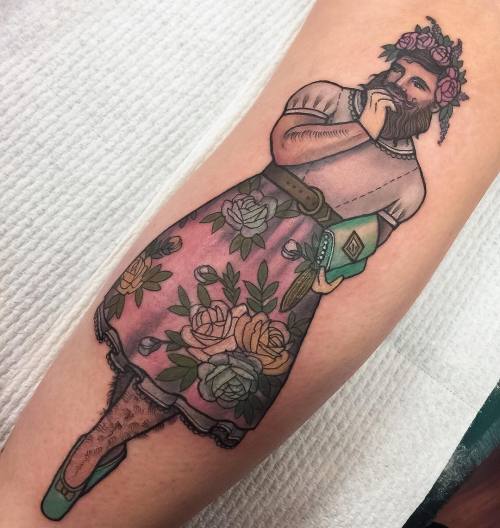 1337tattoos:  Hannah Flowers