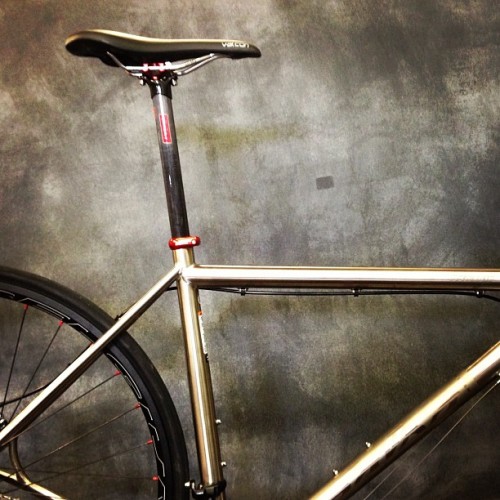 transitinterface: One of my favorite new Salsa bikes. #salsacycles #colossal #titanium #yolo (at Nor